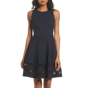 Nordstrom Eliza J Navy Blue Dress Size 18